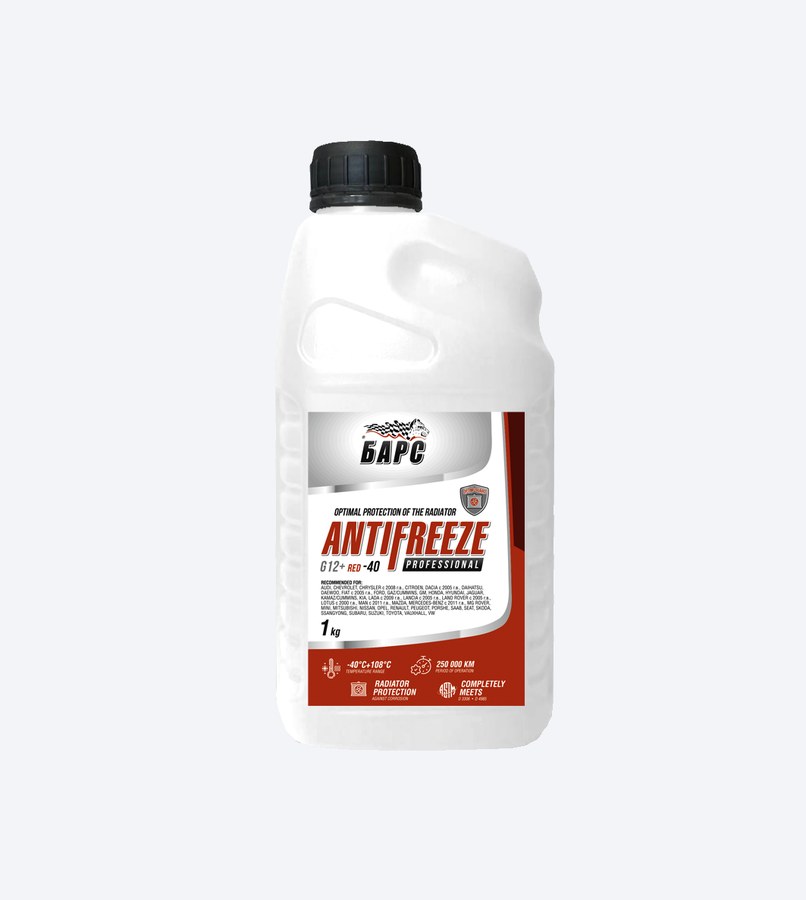Антифриз БАРС RED G12+