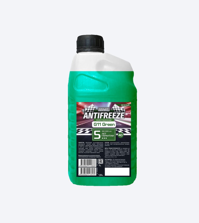 Антифриз START G11 Green -40
