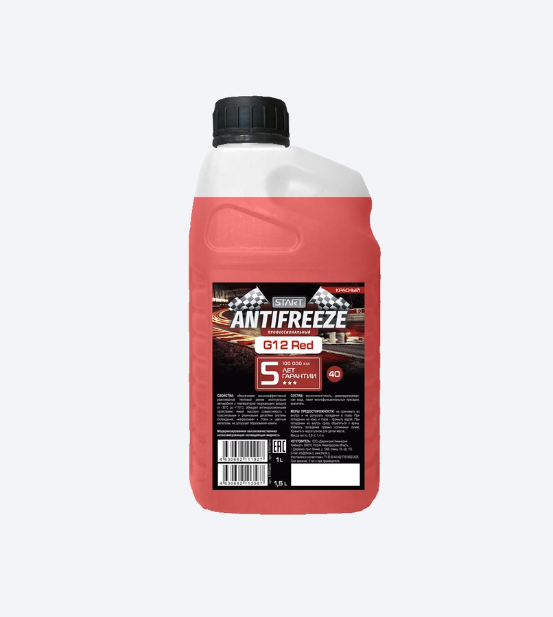 Антифриз START G12 Red -40